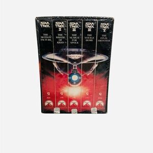 Star Trek The Movies: 25th Anniversary Collector's Set VHS - 5-Tape Box Set NEW